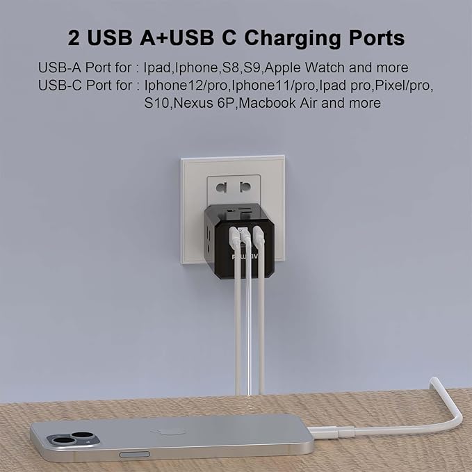 Cruise Ship Essentials, 3-Side Outlet Splitter - Image 4