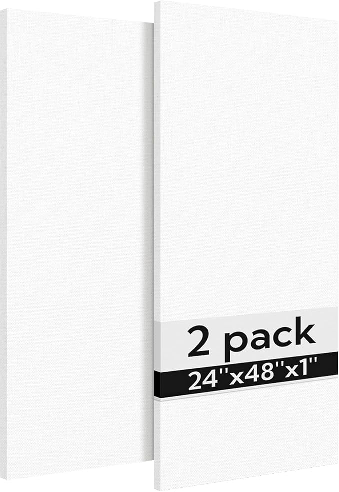 Olanglab Acoustic Panels 2 Pack, Fabric Wrapped Sound Proof Foam Panels by Olanglab