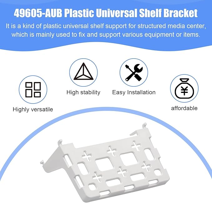 49605-aub Structured Media Panel Accessories Enclosure Universal Shelf Mounting - Image 4