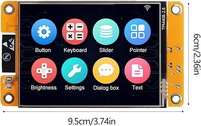 AITRIP 1 Pack ESP32 Development Board ESP32-2432S028R WiFi Bluetooth 2.8 Inch - Image 6