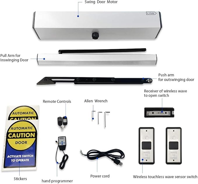 Olideauto Olide-120B Automatic Door Opener Touchless Open, Pair - Image 2