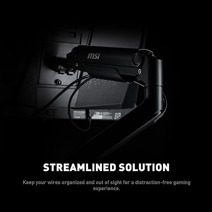 MSI MAG MT201D - Premium Heavy Duty Dual Monitor Stand Arms, 17-45" Support - Image 9