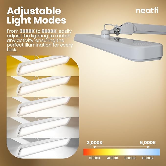 Neatfi XL 2, 500 Lumens LED Task Lamp - Image 3