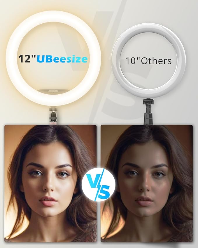 UBeesize 12" Desk Ring Light - Image 3