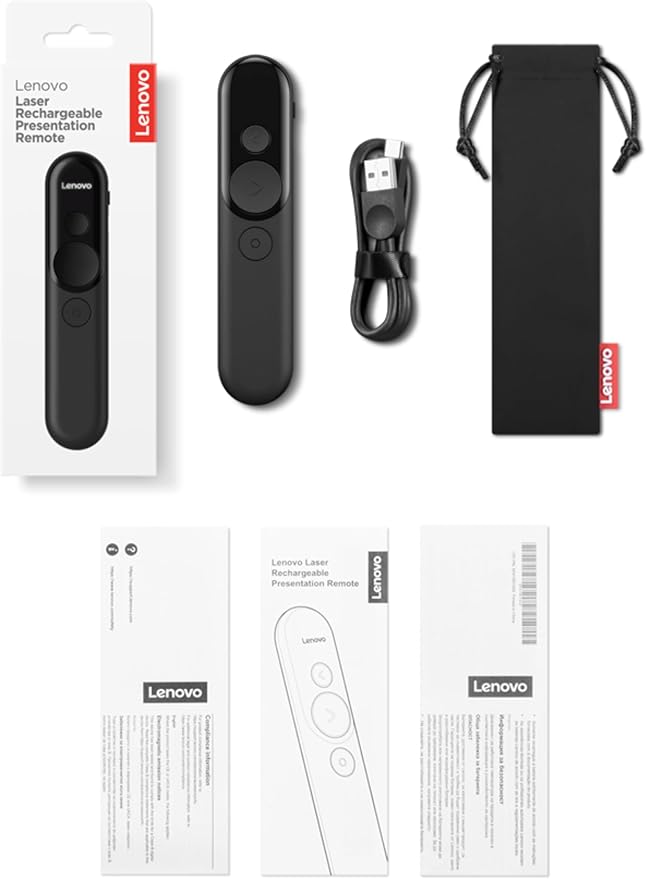 Lenovo Laser Rechargeable Presentation Remote, Digital & Laser Pointer - Image 11