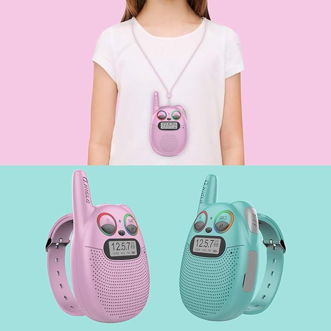 Qniglo Walkie Talkies for Kids Rechargeable, 3-14 Year Old Girls, Boys Gifts - Image 2
