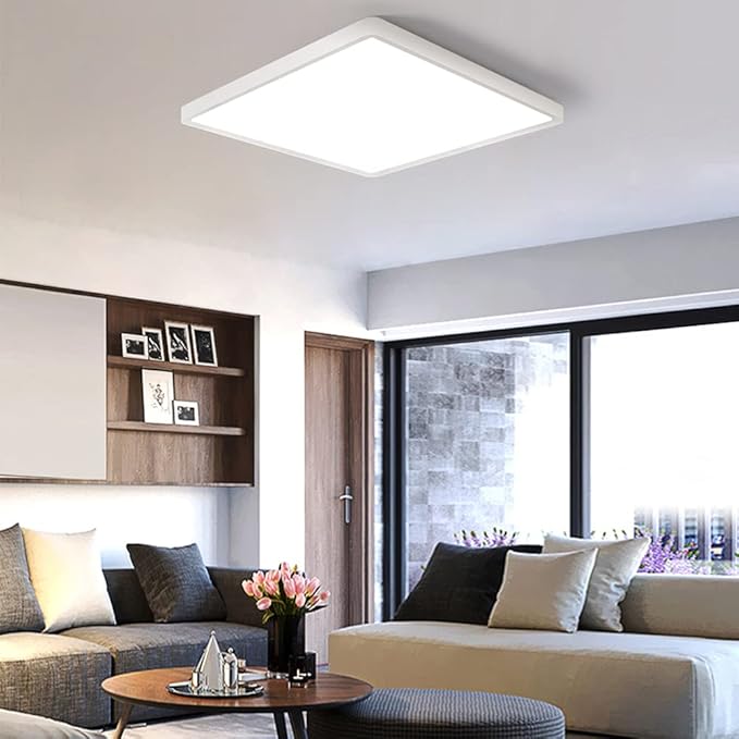 LED Flush Mount Ceiling Light Fixture, 4000K Neutral White, 12inch 24W - Image 7