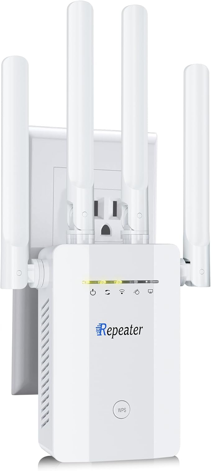 2026 New WiFi Extender Signal Booster, Long Range up to 13355Sq.ft, Wireless by Paleoer