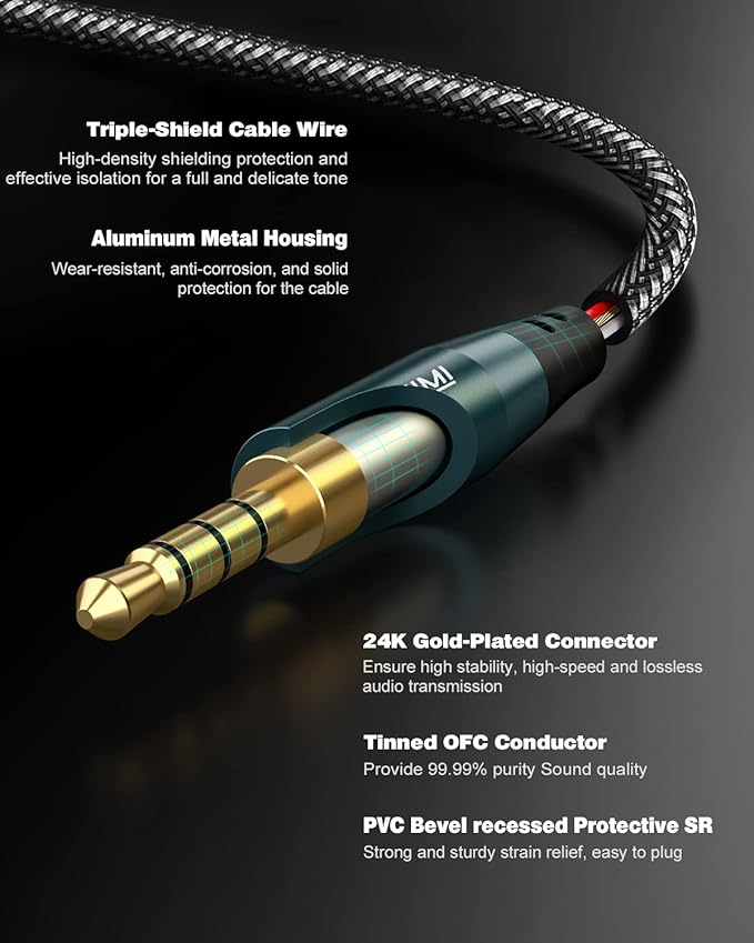 SOLMIMI Headphone Splitter 3.5mm TRRS Male to Two TRRS Female Adapter Compatible - Image 4