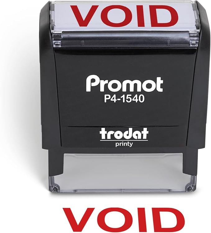 Promot Void Self Inking Rubber Stamp by PROMOT