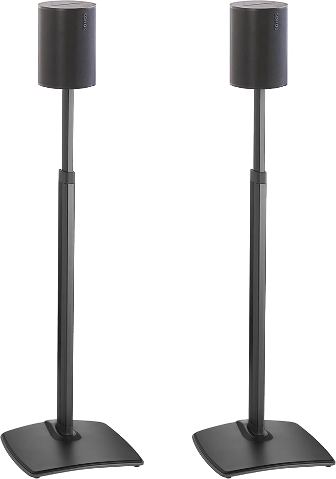Sanus Height-Adjustable Speaker Stands Pair by SANUS