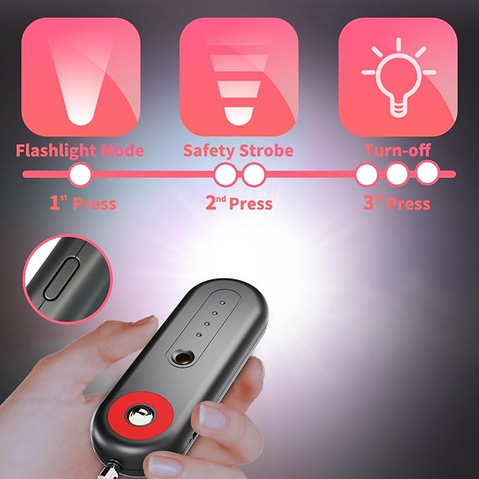 Rechargeable Personal Safety Alarm - Image 6