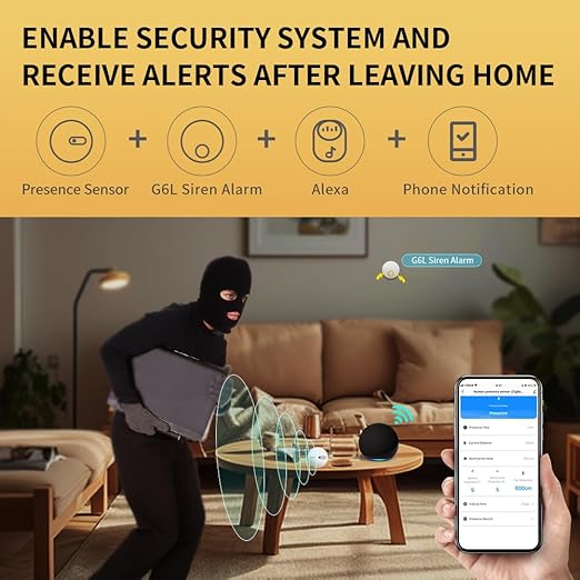 Linptech WiFi Human Presence Sensor, Smart Motion Sensor - Image 3