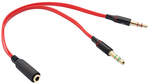 zdyCGTime 3.5mm AUX Headphone Y Splitter Cable 4-Pole 3.5mm AUX Female to - Image 8