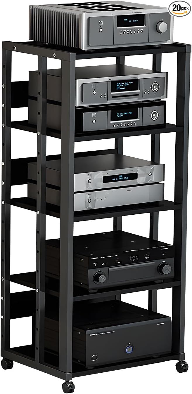 jvsufuik 5-Tier AV Media Stand by jvsufuik