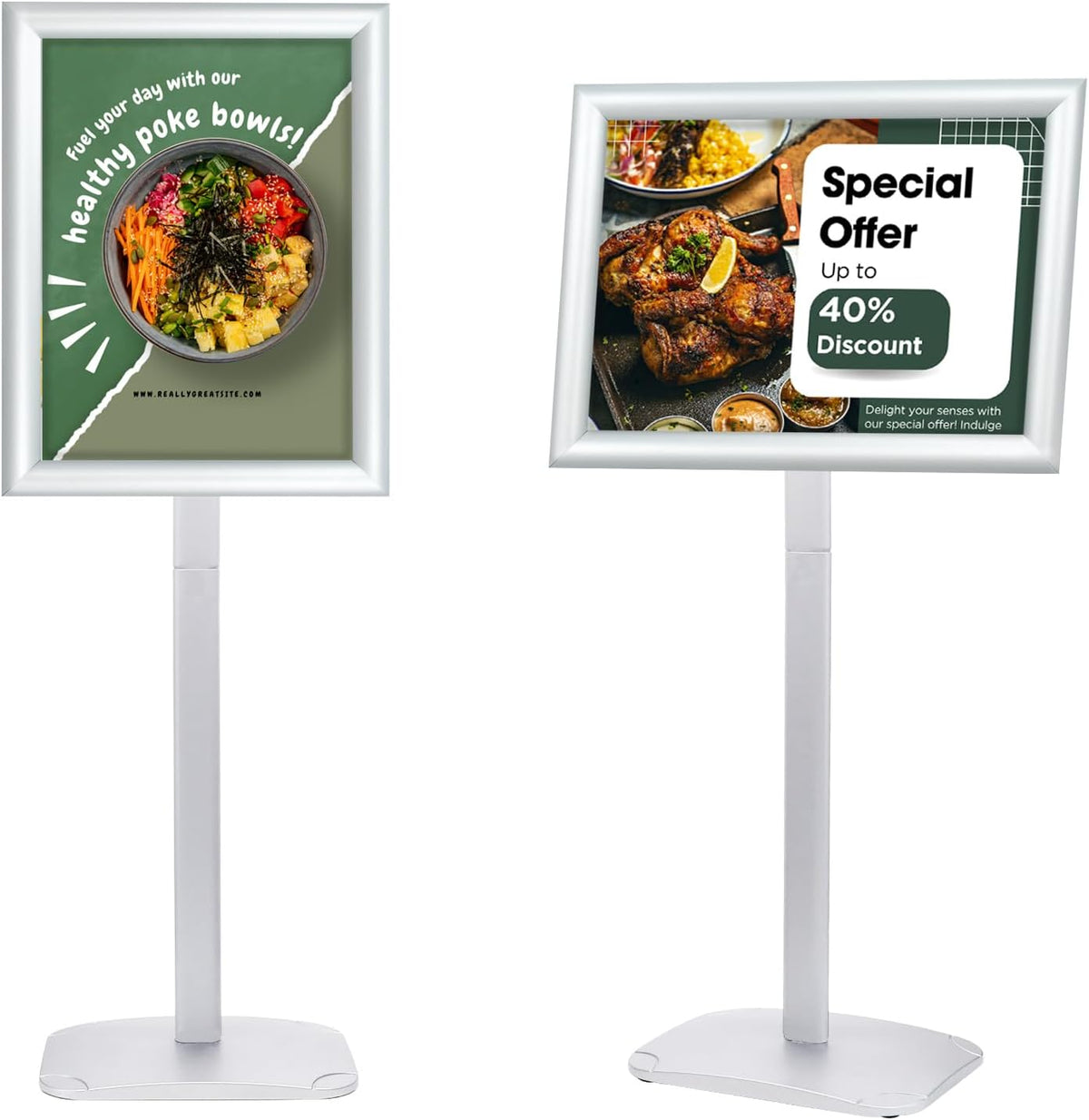 Heavy Duty Pedestal Sign Holder