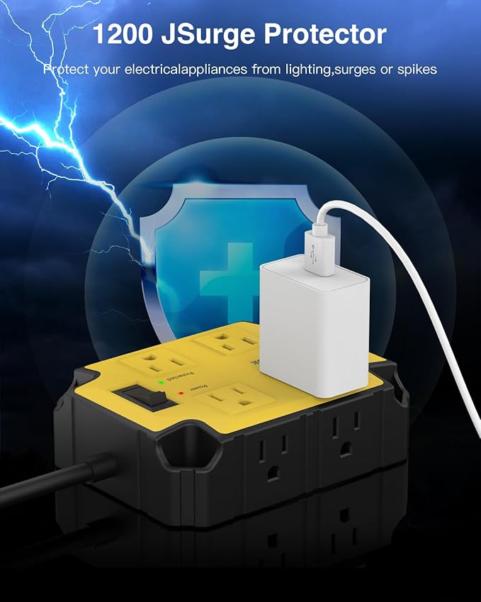 8-Outlets Heavy Duty Power Strip - Image 5