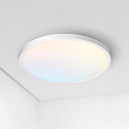 ASD LED 12" Round Flush Mount Ceiling Light Fixture, Low Profile Surface by ASDLightingCorporation