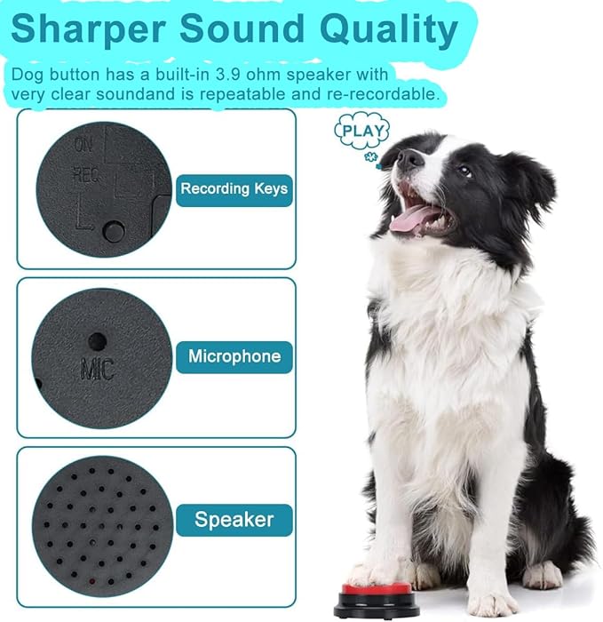 6 Pcs Dog Talking Button Set, Dog Buttons - Image 5