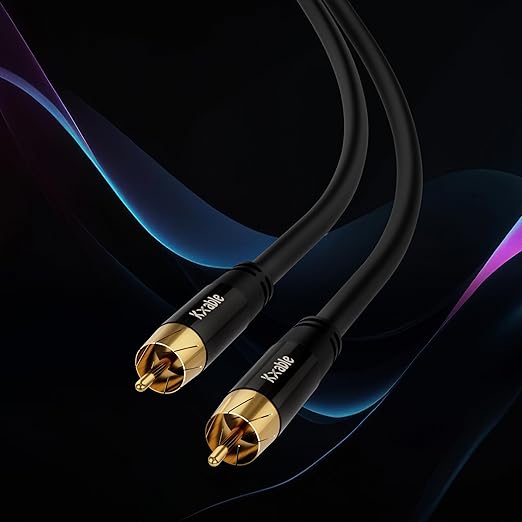 Subwoofer Cable RCA to RCA Audio Cable 75FT, Digital Coaxial Audio Cable - Image 2