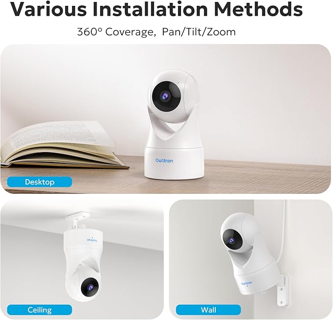 owltron Indoor Security Camera 2K, 360° Cameras - Image 7
