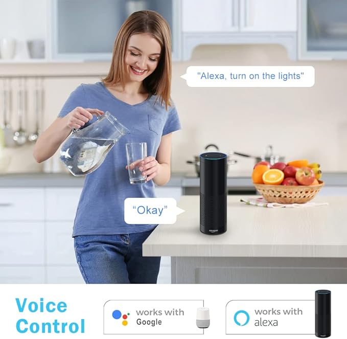 inShareplus 2 Inch Smart Recessed Lighting 10 Pack, 5W WiFi RGB LED Downlight - Image 2