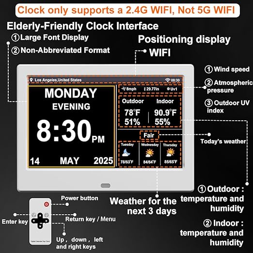FEYBYLA 2025 New Digital Clock - Image 2