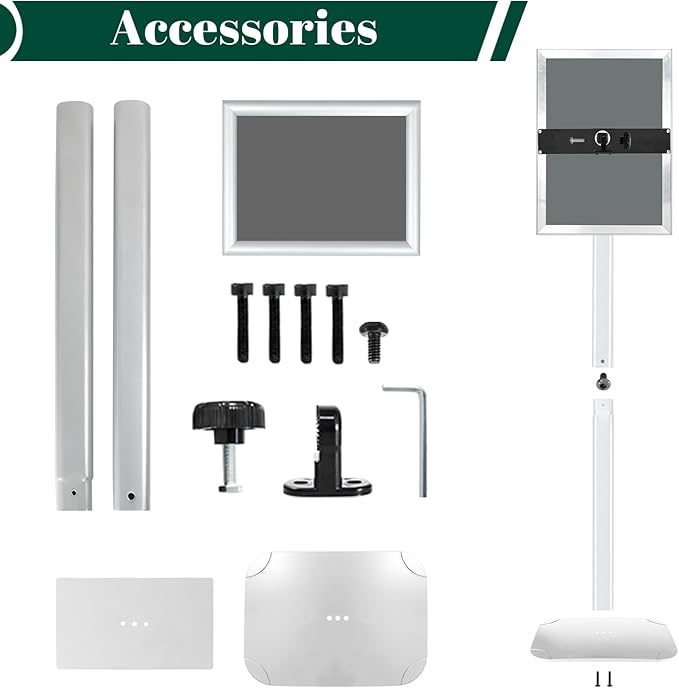 Mutualsign 3Pcs Heavy Duty Pedestal Sign Holder - Image 9