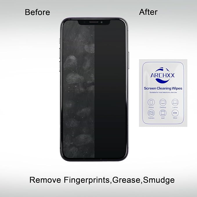 ARCHXX Screen Wipes for Electronics, Car Screen Cleaner, Lens Wipes - Image 4