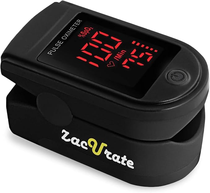 Zacurate Pro Series 500DL Fingertip Pulse Oximeter Blood Oxygen Saturation by Zacurate