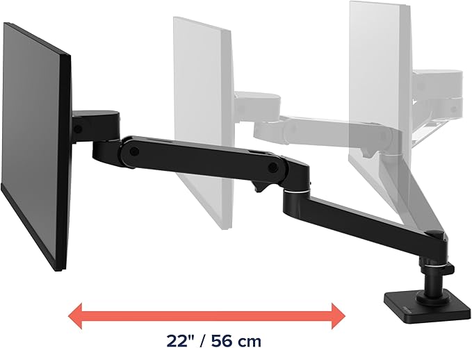 Ergotron – Upgraded LX Pro Premium Monitor Arm, Single Monitor Desk Mount – - Image 5