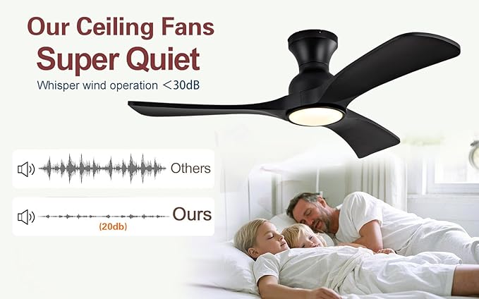 Gaizw 36 Inch Black Ceiling Fans - Image 6