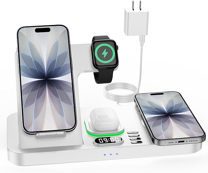Dual Phone Wireless Charging Station by Feiltik