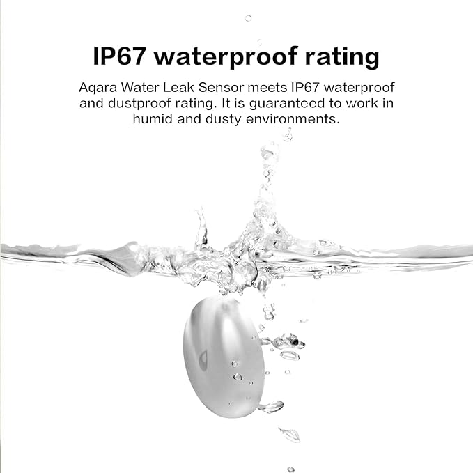 Aqara Water Leak Sensor 3 Pack, Zigbee Wireless Water Leak Detector - Image 5