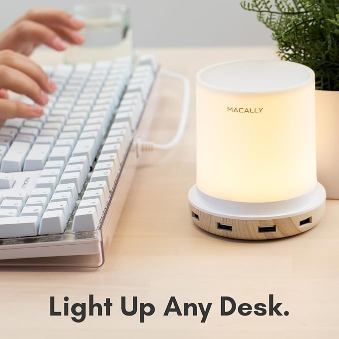 Macally Small Touch Lamps for Nightstand - Image 2