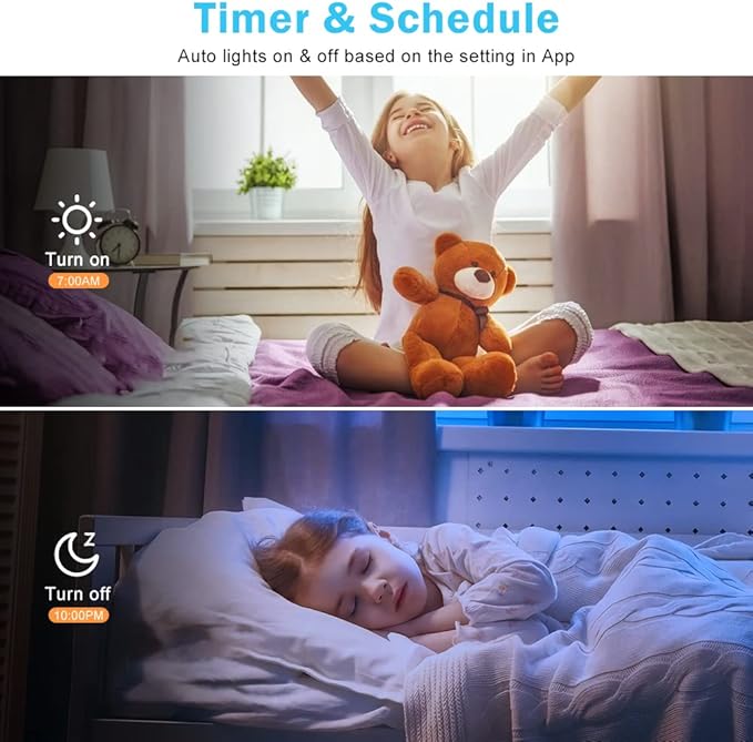 inShareplus 2 Inch Smart Recessed Lighting, WiFi Black LED Downlight 5W 120V - Image 5