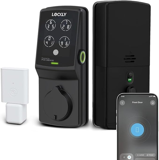 Lockly Secure Pro Deadbolt, Wi-Fi Smart Lock, Keyless Entry Door Lock, Smart by Lockly
