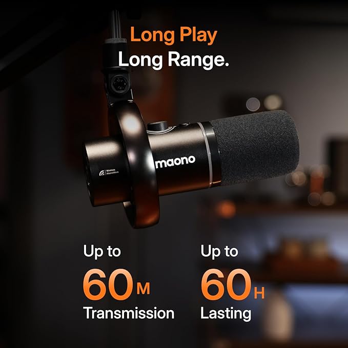 MAONO PD200W Hybrid Wireless Podcast Equipment Bundle - Image 7