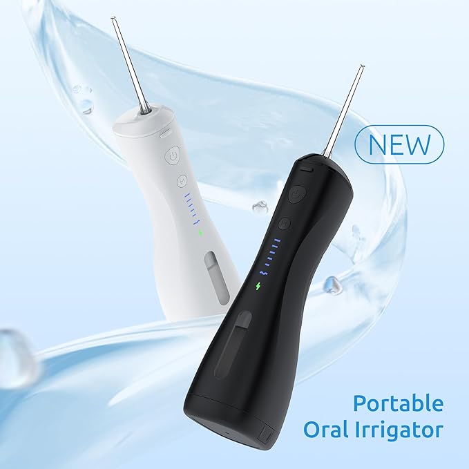 Water Flosser 6 Modes & IPX7 Waterproof Rechargeable Oral Irrigator Water Teeth - Image 2