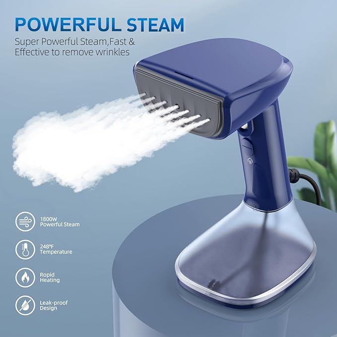 Steamer for Clothes - 1800W Powerful Steam - Image 2