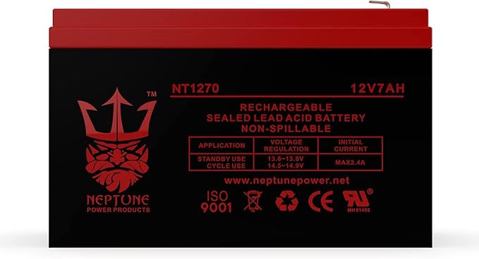 Neptune Power Brand NT1270 F1 12V 7Ah SLA Replacement Battery - Image 8