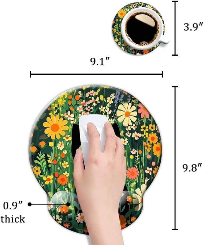Ergo Comfort Gel Wrist Rest Mouse Pad-Ergonomic Office Mousepad - Image 6