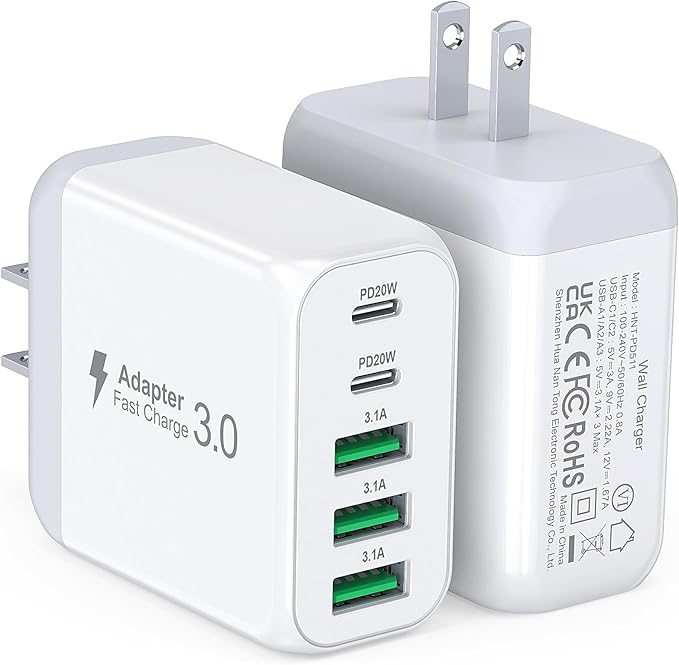 USB C Wall Charger Block, Samsung Galaxy by CSODINCE