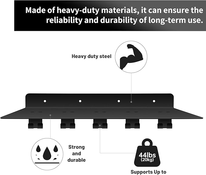 RIMLUFE fit for Tonal Accessories Shelf Organizer Gym Storage Rack Wall Shelves - Image 4