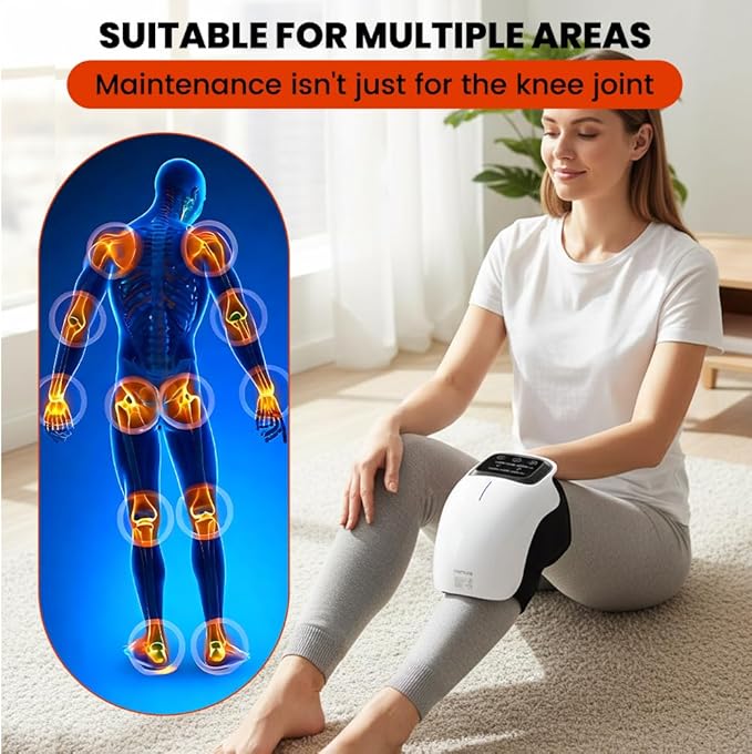 ROVIA 2026 New Portable Comfort Electric Knee Massager, 3-in-1 Rechargeable - Image 6
