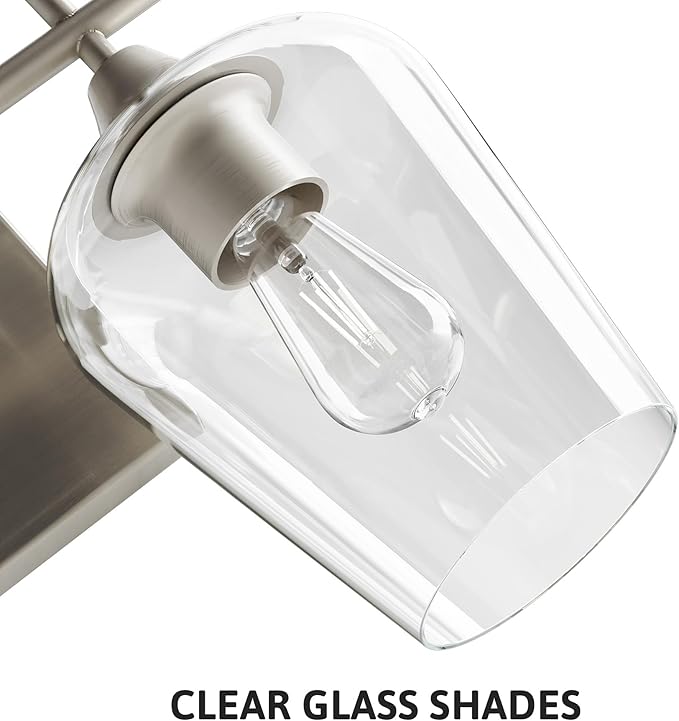 VONLUCE Bathroom Vanity Light, 2 Light Bathroom Light Fixture Over Mirror - Image 6