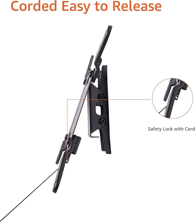 Amazon Basics Tilt TV Wall Mount fits 12-40 inch TVs and VESA 200x200 - Image 4