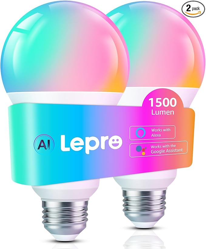 Lepro B3 AI Smart Light Bulbs by Lepro