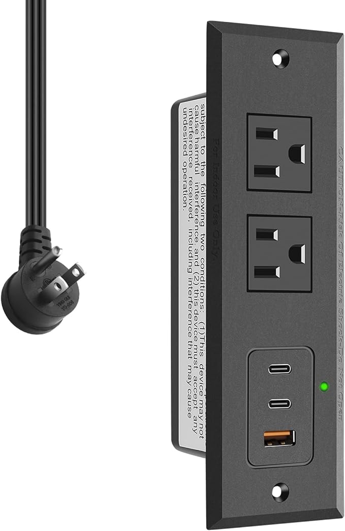 CCCEI Recessed Power Strip by CCCEI