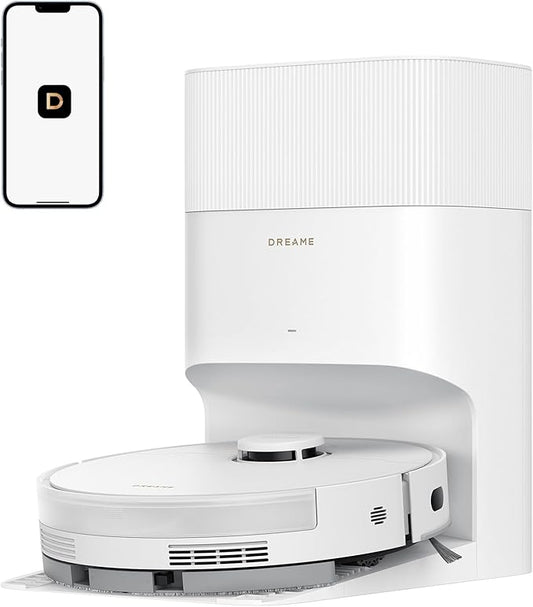 DREAME D20 Plus Robot Vacuum and Mop, 000Pa Suction, Self-Emptying by Dreame
